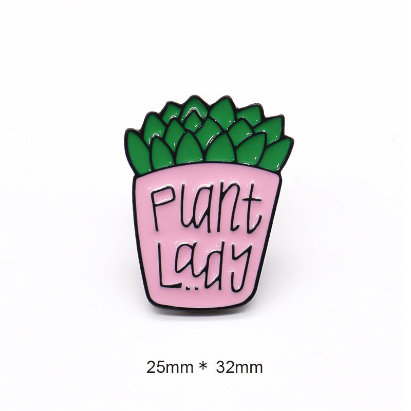 Plant Lady Lapel Pin