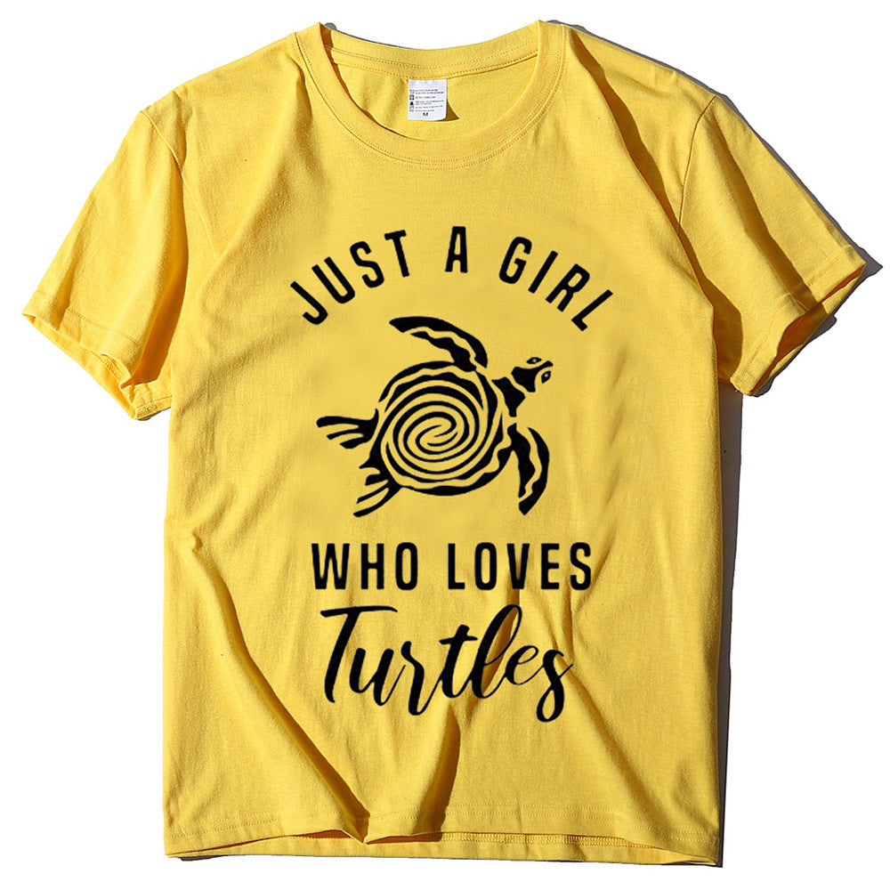 Just A Girl Who Love Turtle T-Shirt