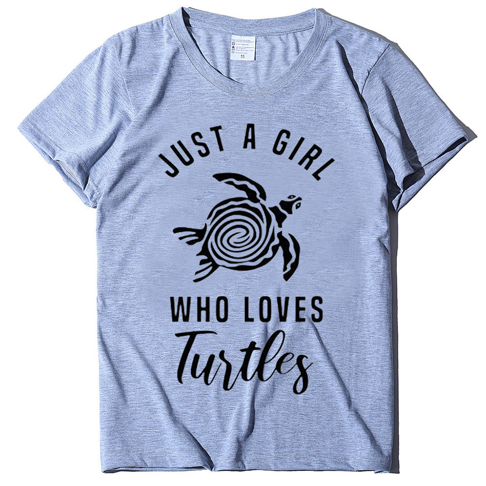 Just A Girl Who Love Turtle T-Shirt