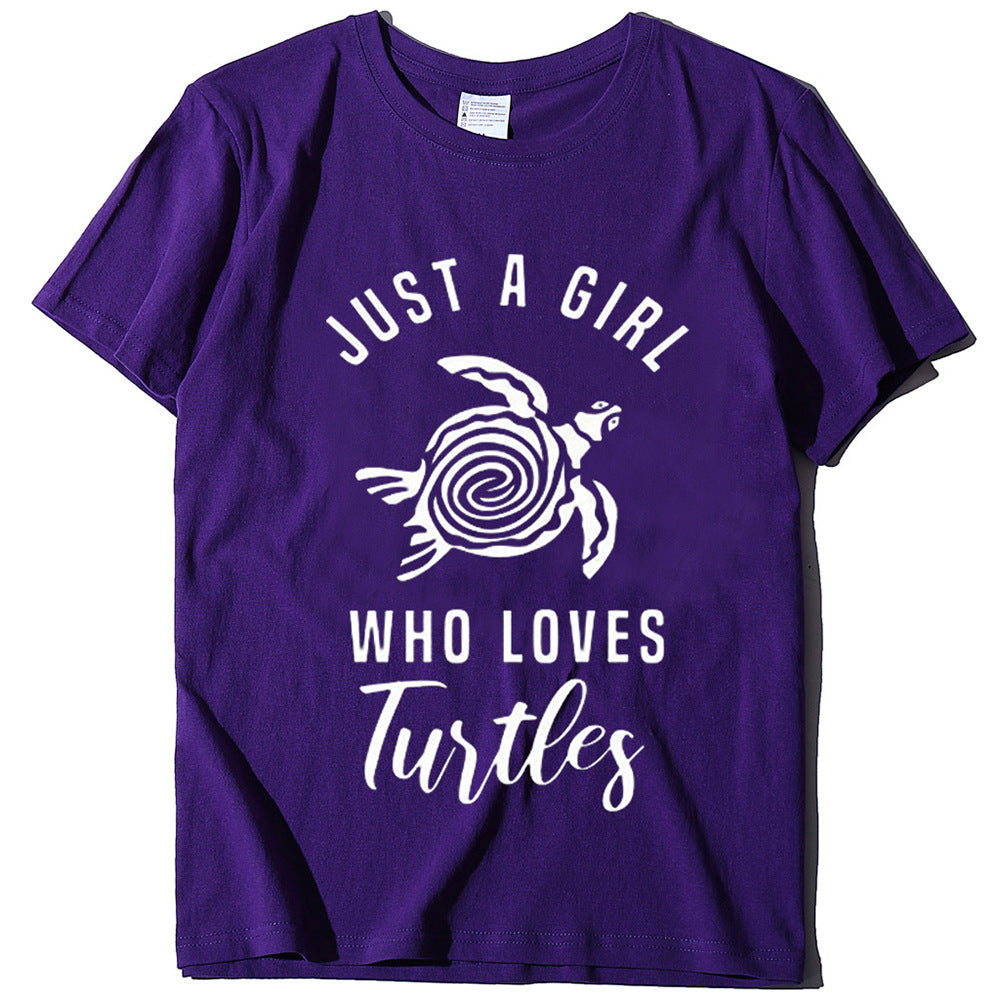 Just A Girl Who Love Turtle T-Shirt