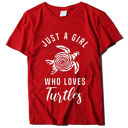 Just A Girl Who Love Turtle T-Shirt