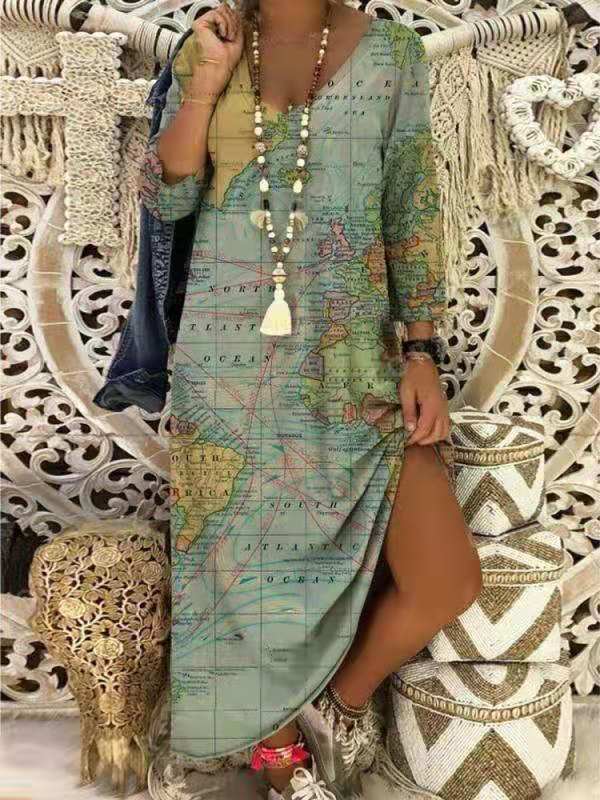 Globe Boho Dress