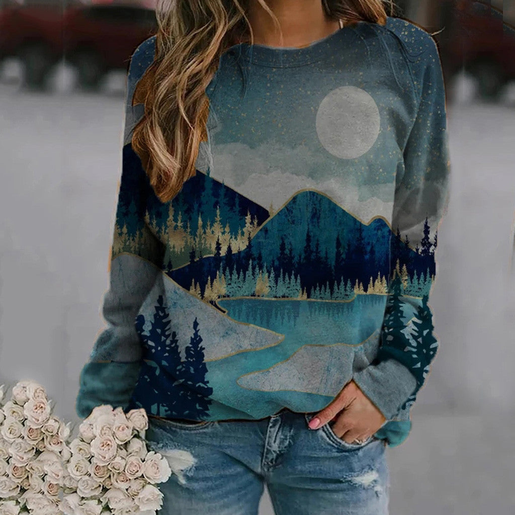 Mountain Landscape Sweatshirt