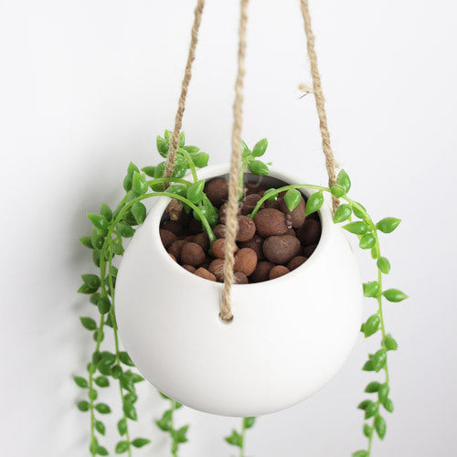 Hanging Ceramic Flower Pot