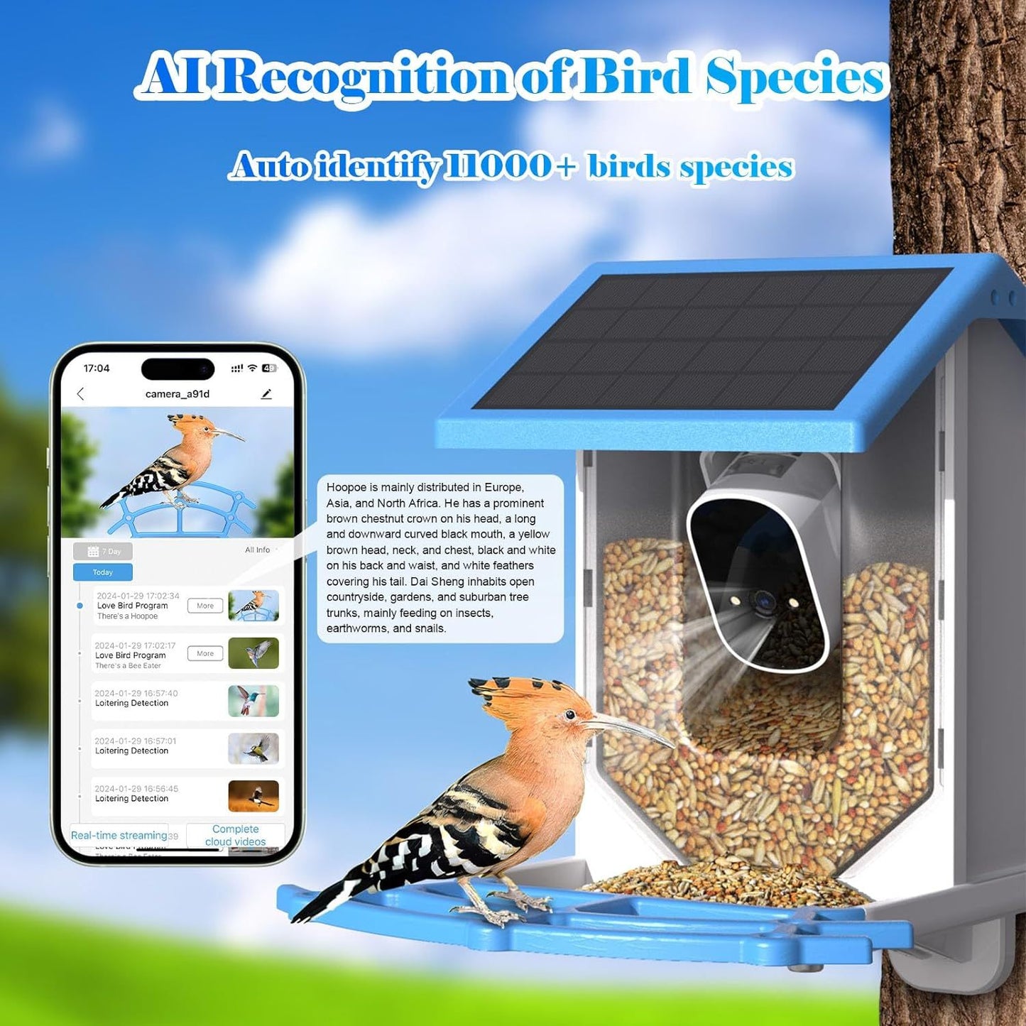 Smart Bird Feeder With Camera