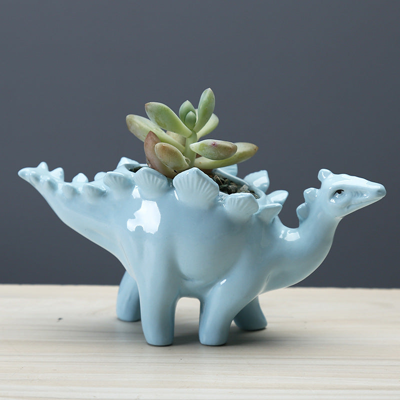 Dinosaur Succulent Flower Pot