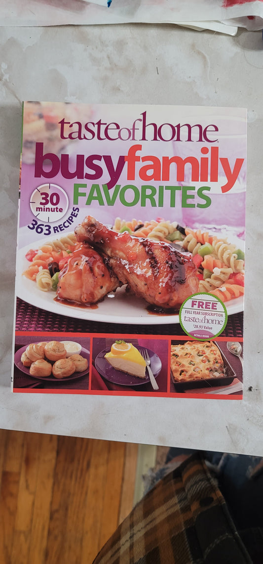 Taste of Home Busy Family Favorites