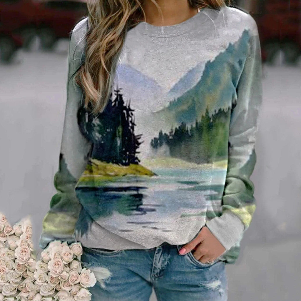 Mountain Landscape Sweatshirt