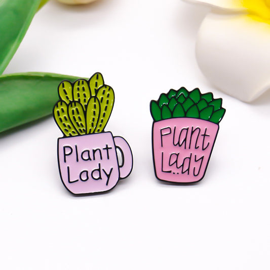 Plant Lady Lapel Pin