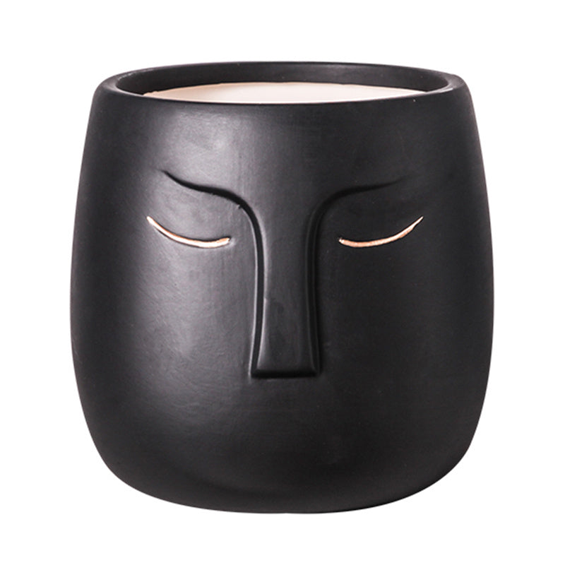 Ceramic Face Flower Pot