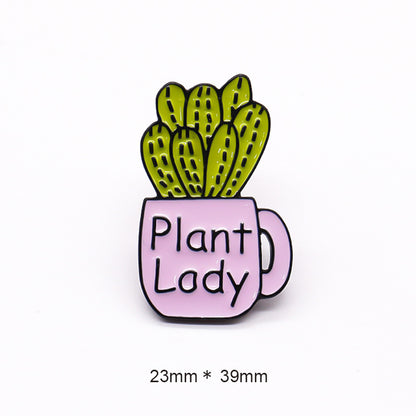 Plant Lady Lapel Pin