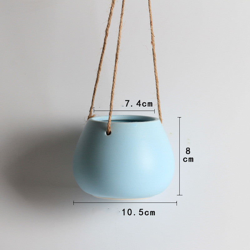 Hanging Ceramic Flower Pot