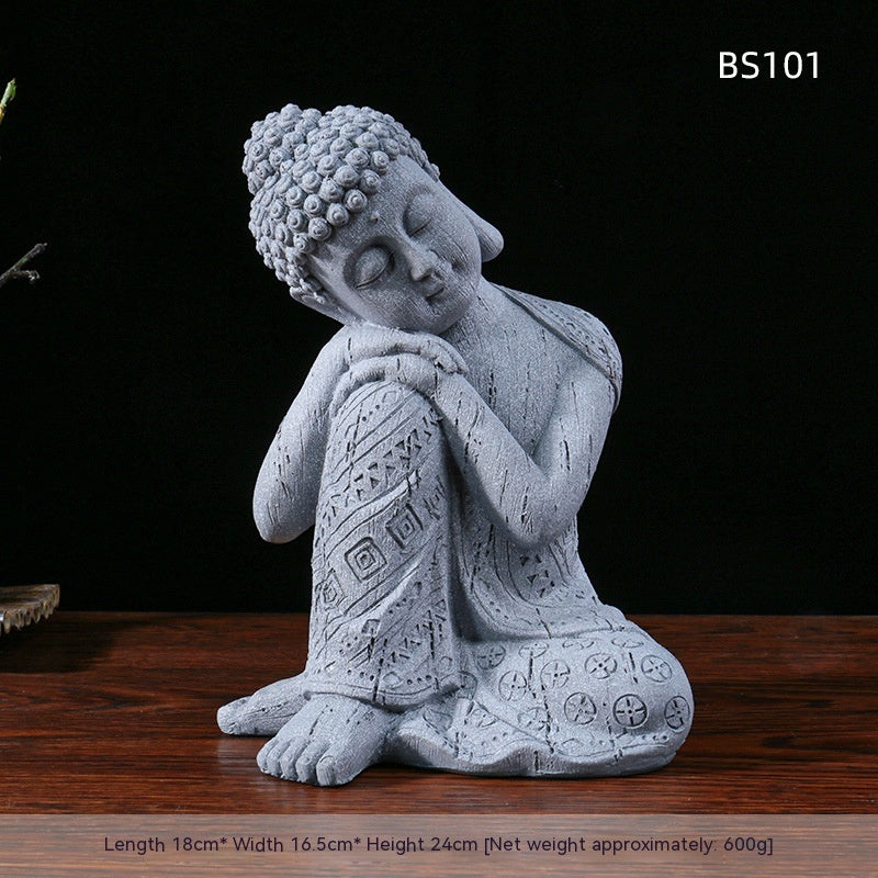 Zen Buddha Statue Flower Pot