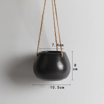 Hanging Ceramic Flower Pot