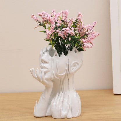 Goddess Head Flower Pot