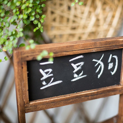 Wood Flower Box Chalkboard Sign