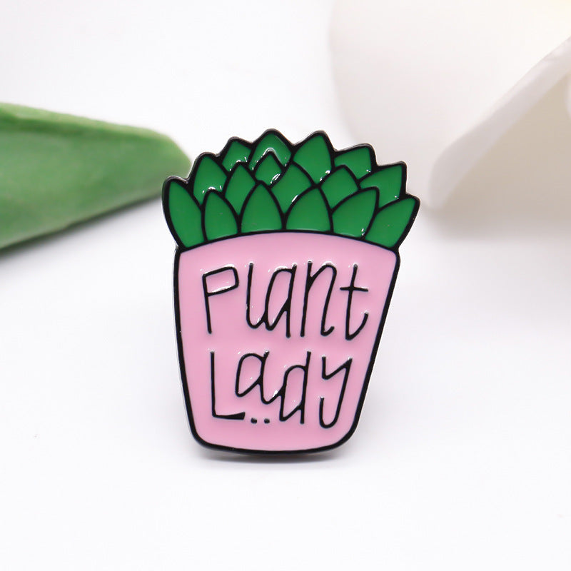 Plant Lady Lapel Pin