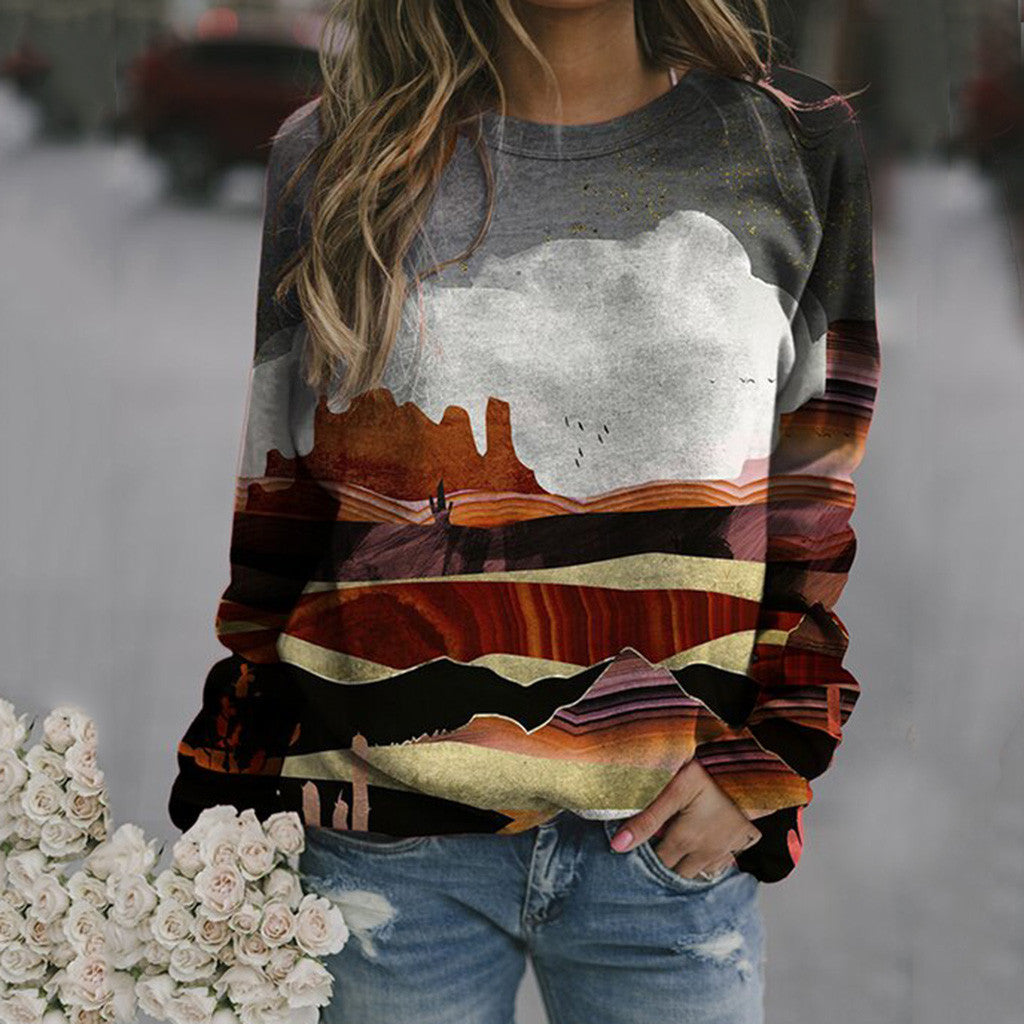 Mountain Landscape Sweatshirt