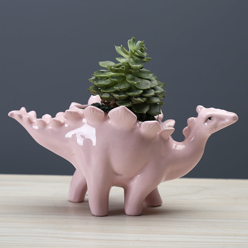 Dinosaur Succulent Flower Pot