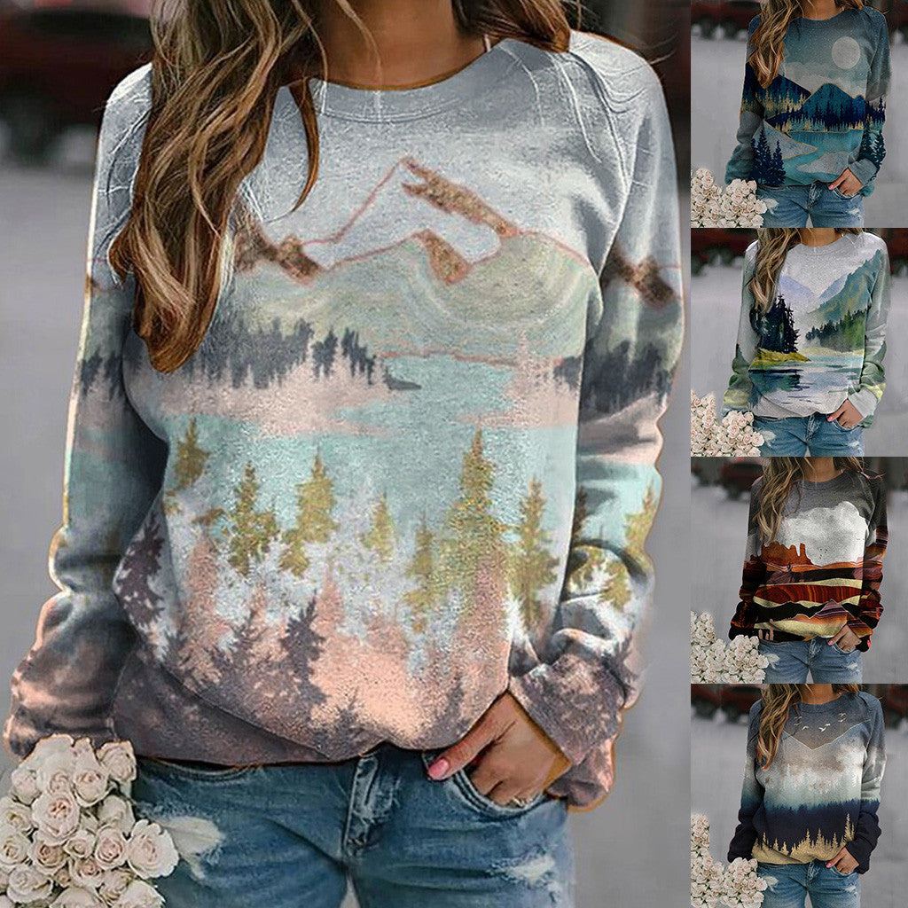 Mountain Landscape Sweatshirt