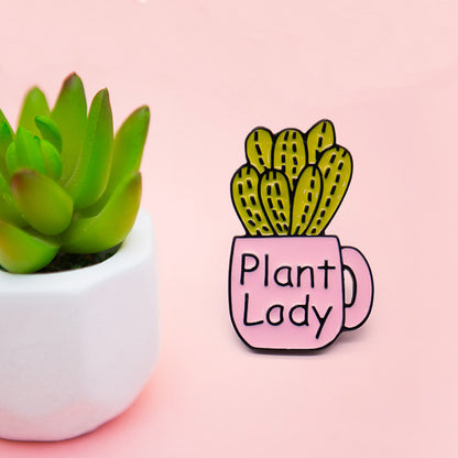 Plant Lady Lapel Pin