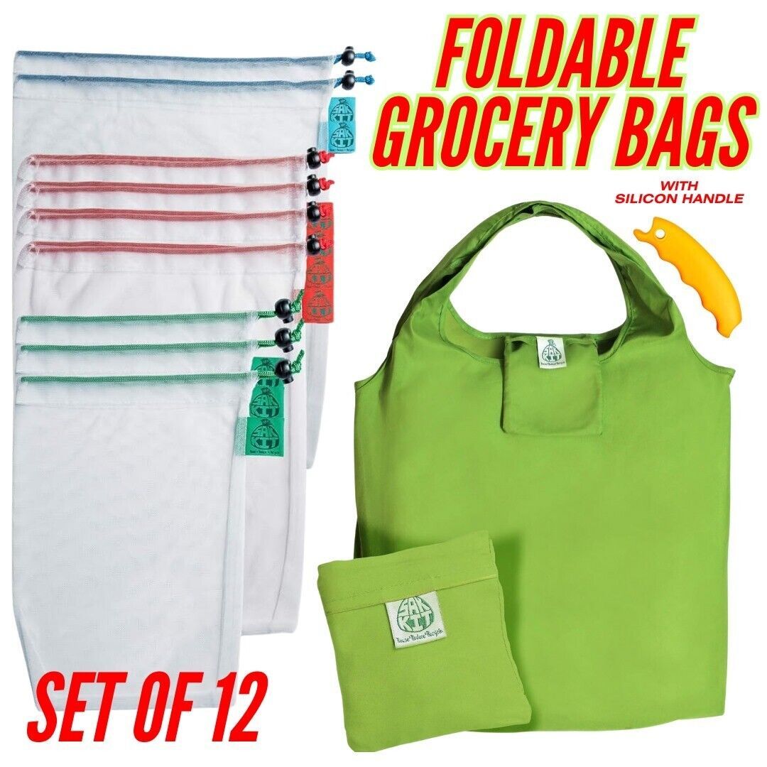 Eco Friendly Grocery Bag 12 Piece Set