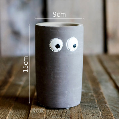 Googly Eye Flower Pot