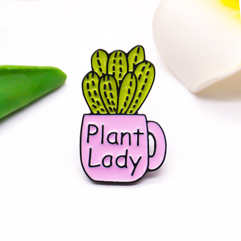 Plant Lady Lapel Pin