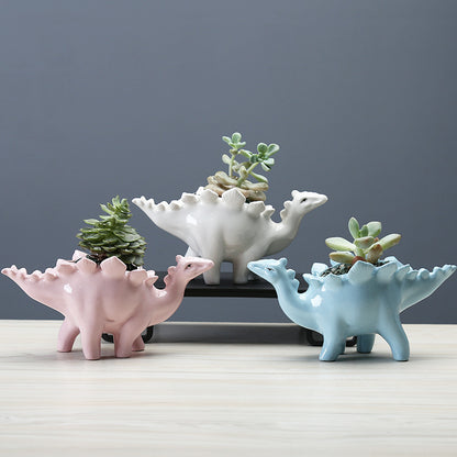 Dinosaur Succulent Flower Pot