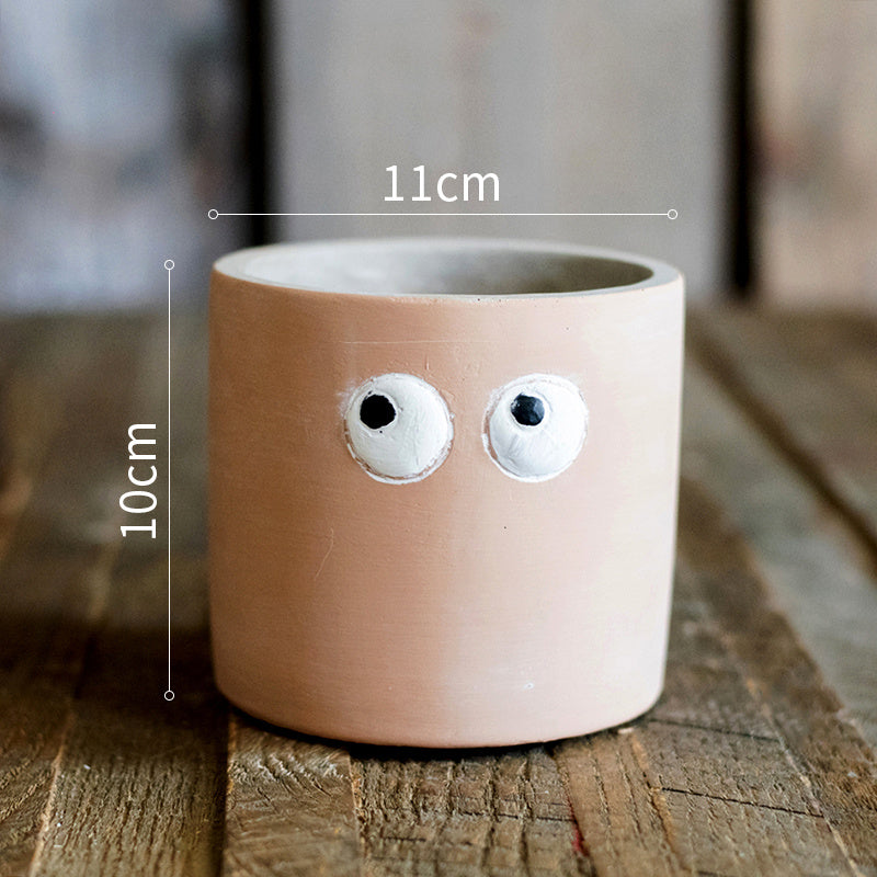 Googly Eye Flower Pot