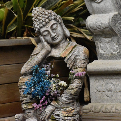 Zen Buddha Statue Flower Pot