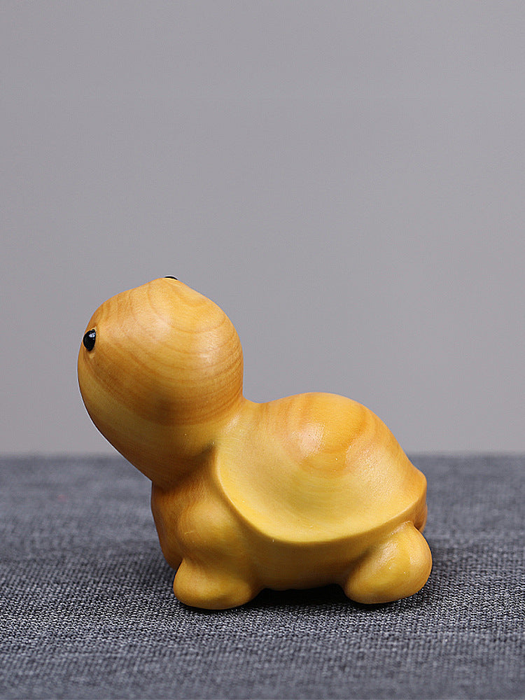 Boxwood Carved Turtle