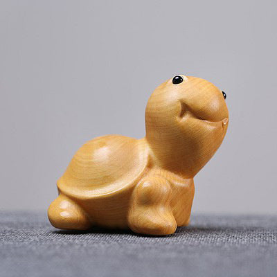 Boxwood Carved Turtle