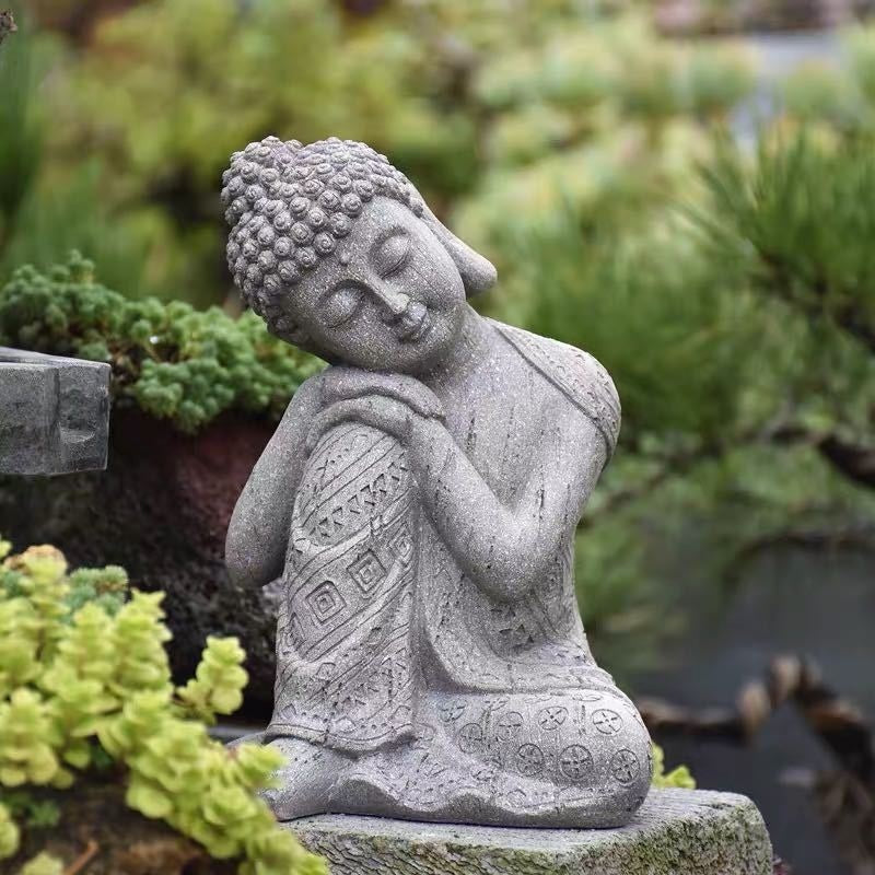 Zen Buddha Statue Flower Pot