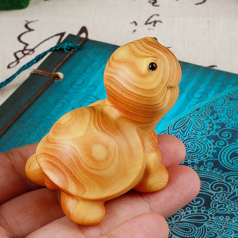 Boxwood Carved Turtle