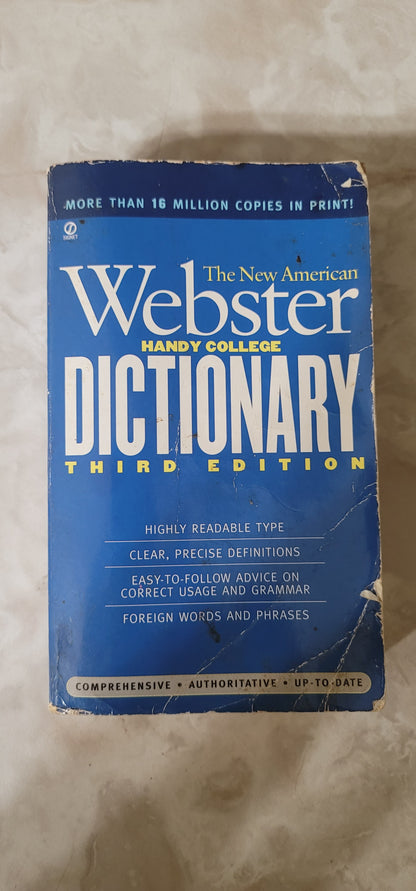 Webster Handy College Dictionary Third Edition